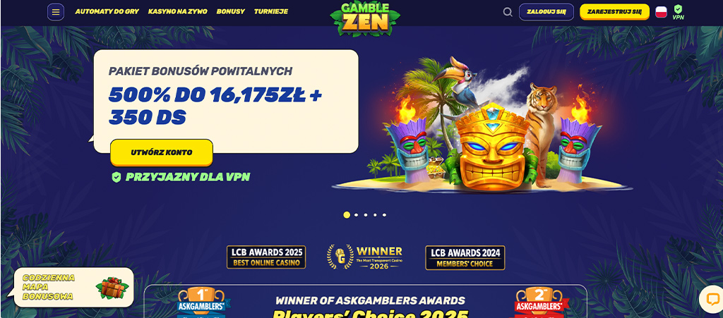 GambleZen Casino, Nowy Bonus i Tysiące Gier Slot na Telefon