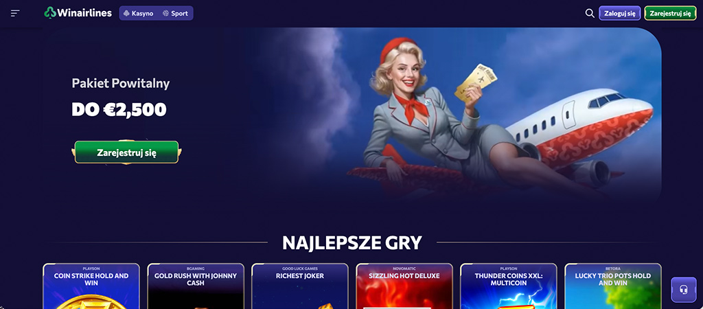 Kasyno Online WinAirlines, Nowość na Rynku