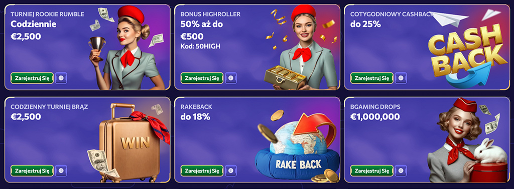 Bonus Na Start w WinAilines Kasyno, VIP Klub