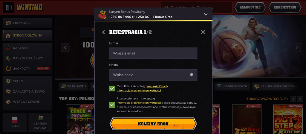 Rejestracja Krok po Kroku, Opłaty, Bonus