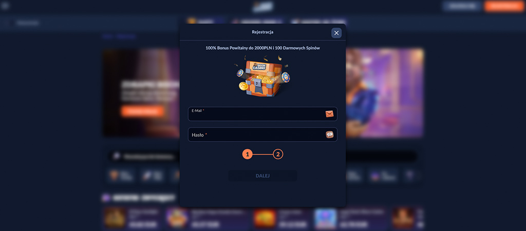 Rejestracja w Bison Casino, online caisno