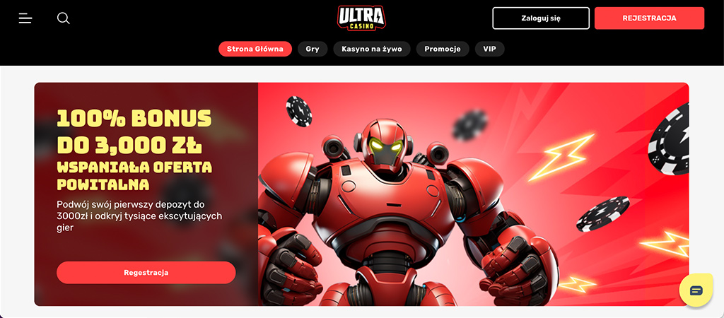 Ultra Casino 2026, Kompletna Analiza Ekspertów i Opinie Graczy