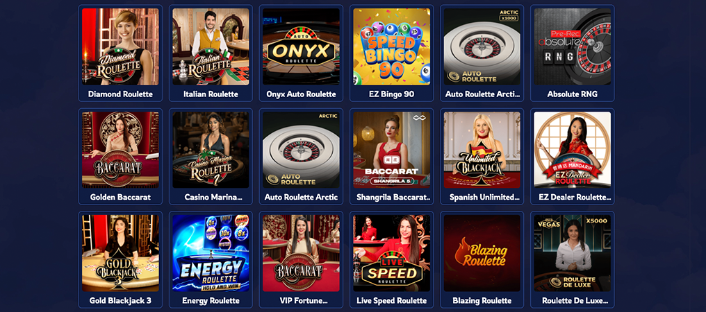 Sloty Online, Gry Sekcji Live Show, blackjack