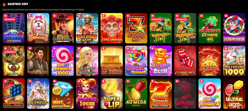 kasyna online HotSlots, slots, Kasyno na żywo