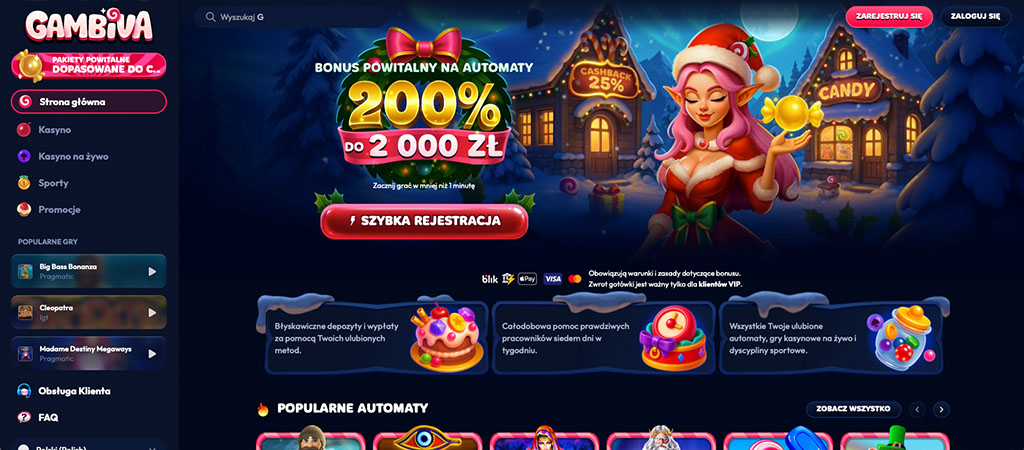 Kasynach Online, Nowe Kasyno Online, Gambiva Casino