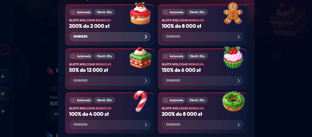 Gambiva Casino, Cotygodniowe Bonusy w Gambiva Casino