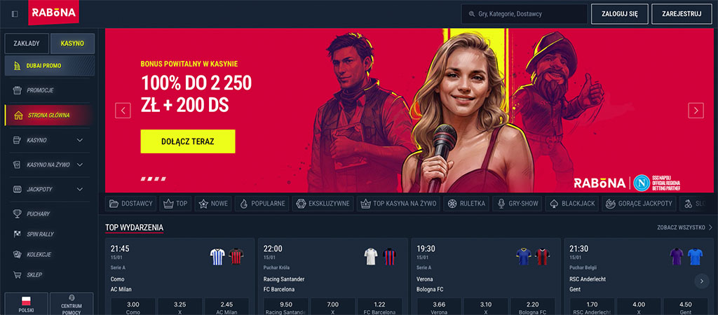 Rabona Casino, Najlepsze Kasyno 2026