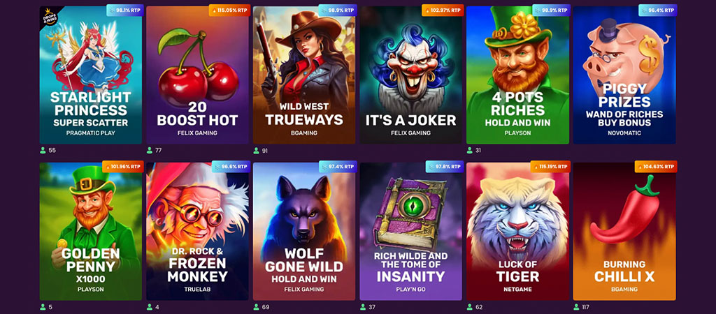 Najnowsze Automaty i Gry dostępne w Bizzo Casino Polska