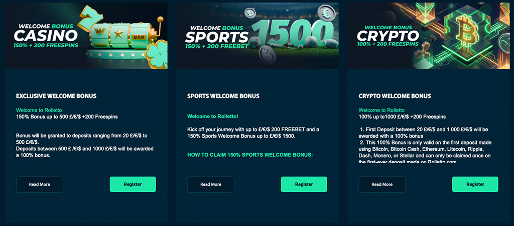 Rolletto Kasyno Bonus Cashback, online casino