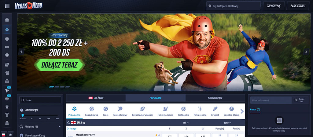 VegasHero Kasyno – Test Pełnej Oferty Platformy Online