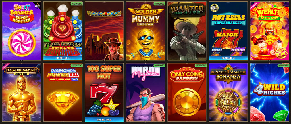 Wybór gier w Realz Casino, Gry Slot Online