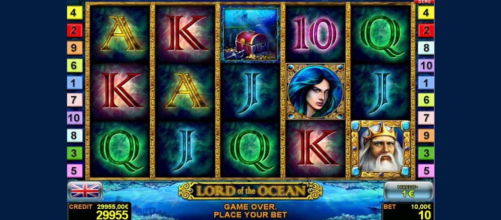 Lord of the Ocean, który zasłynął w Kasynach Online