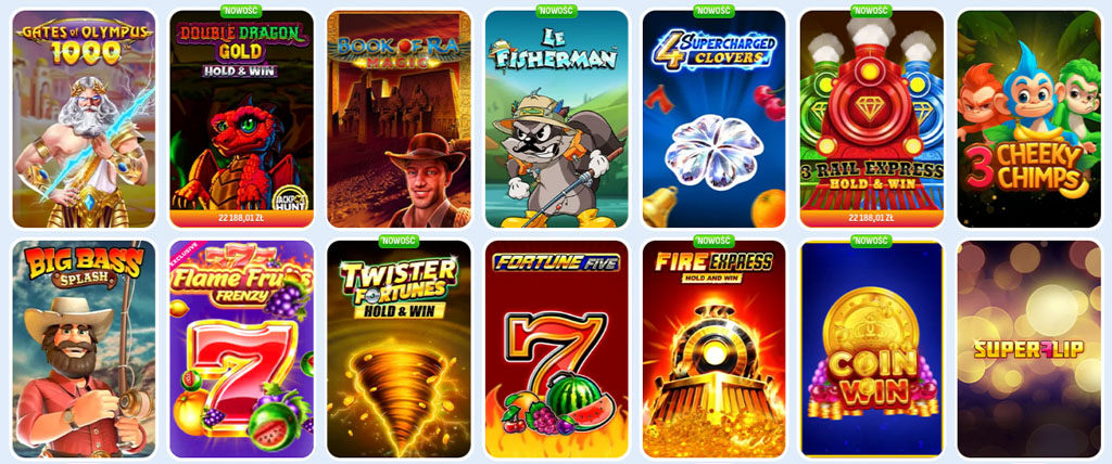 Ulubione Gry Hazardowe w Kasyno Nomini