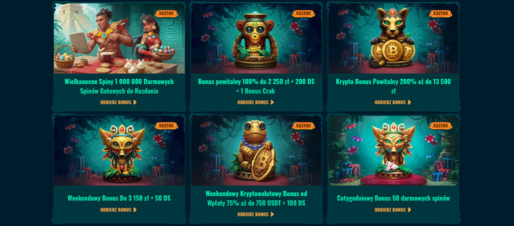 Darmowych Spinów, Weekend Reload, Krypto Bonus