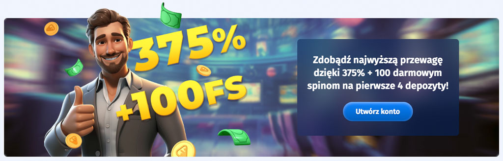 Bonus Powitalny na start dla Nowych Graczy za rejestrację