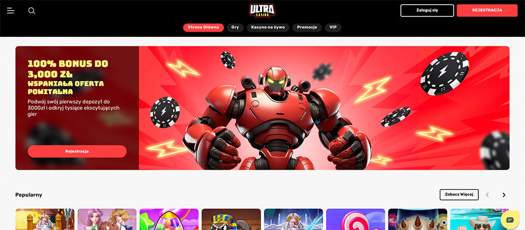 Ultra Casino 2026, Kompletna Analiza Ekspertów i Opinie Graczy