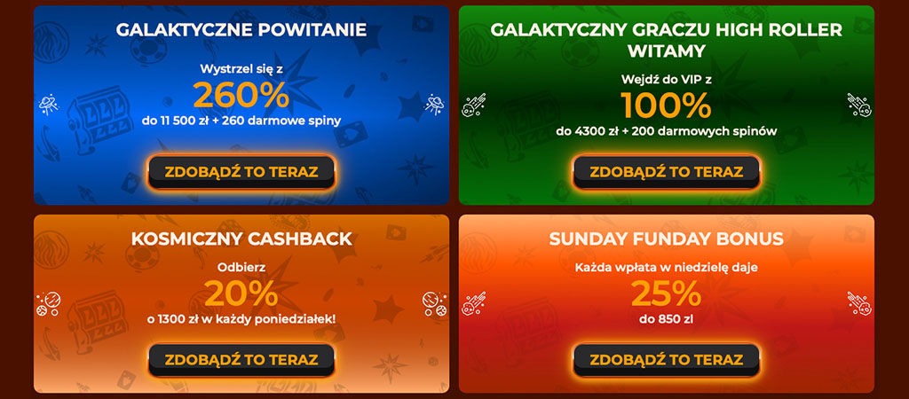Promocje i Bonusy na VegaZone Casino