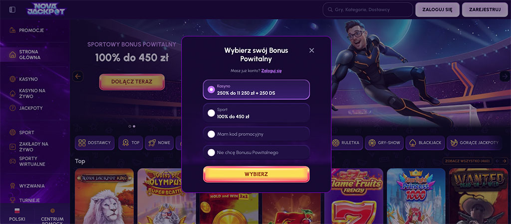 Proces Rejestracji w Kasynie NovaJackpot - Krok po kroku