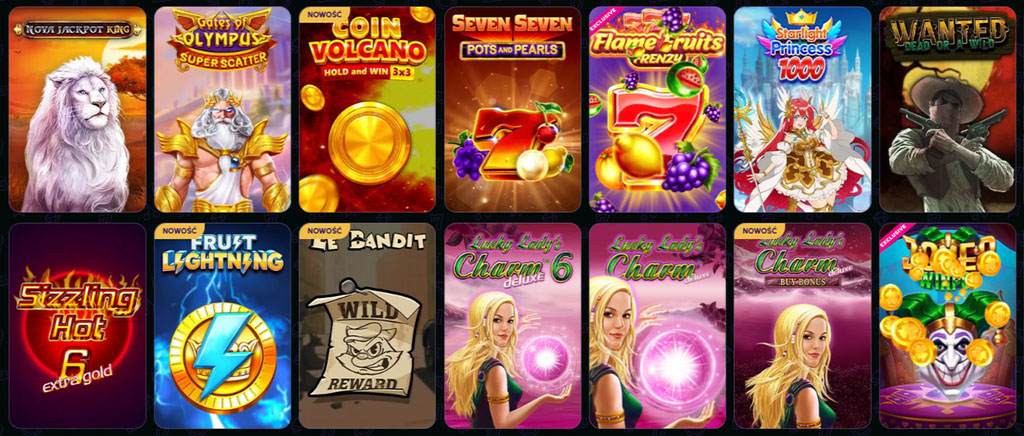 NovaJackpot Casino, Najlepsze Tytuły Gier Slot, Klasyczne Automaty Online