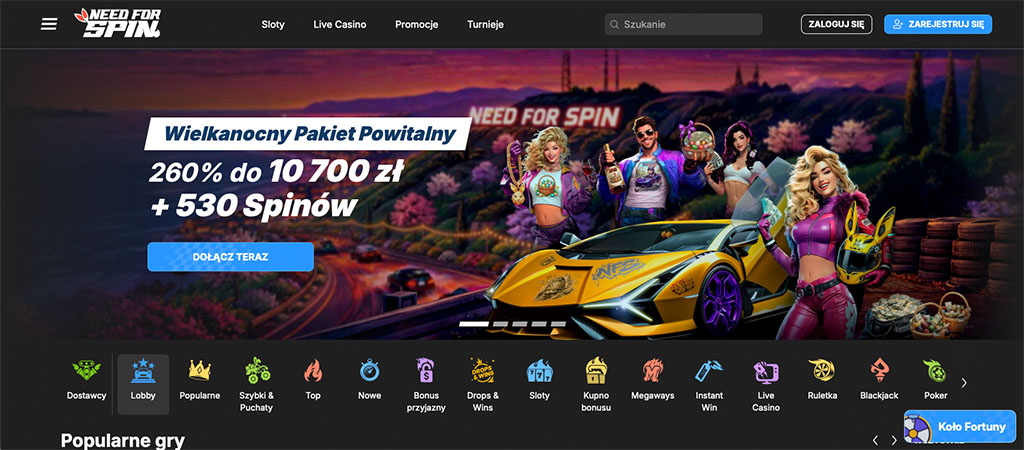 Kasyna Online, Need For Spin Casino