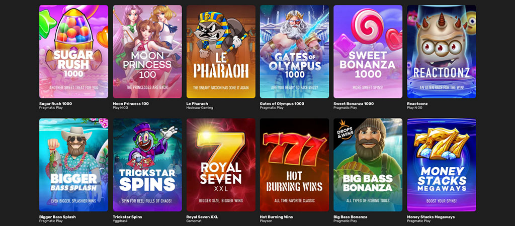 Gry w Nitro Casino, online casino, bonusy