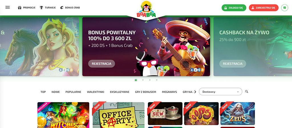 BoaBoa Casino, online casino Poland, bonusy
