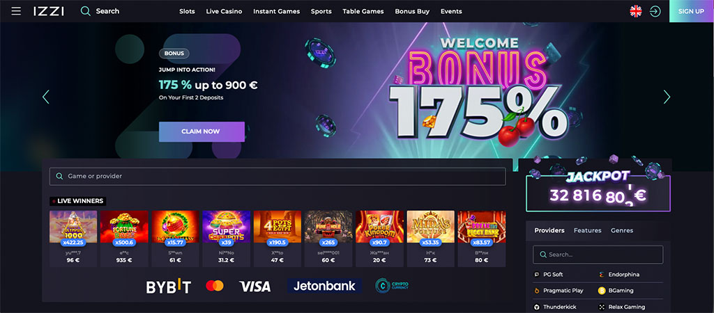 Izzi Casino, Nowoczesne Kasyno Online z Atrakcyjnymi Bonusami i Grami Slot