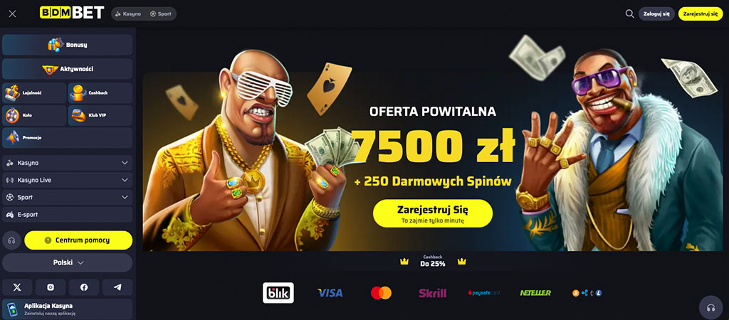 BDMBet Kasyno, online casino, Polskie kasyno