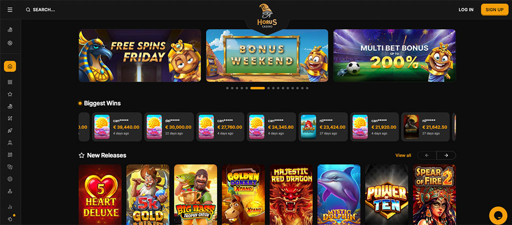 Analiza Kasyna Online Horus Casino, online casino
