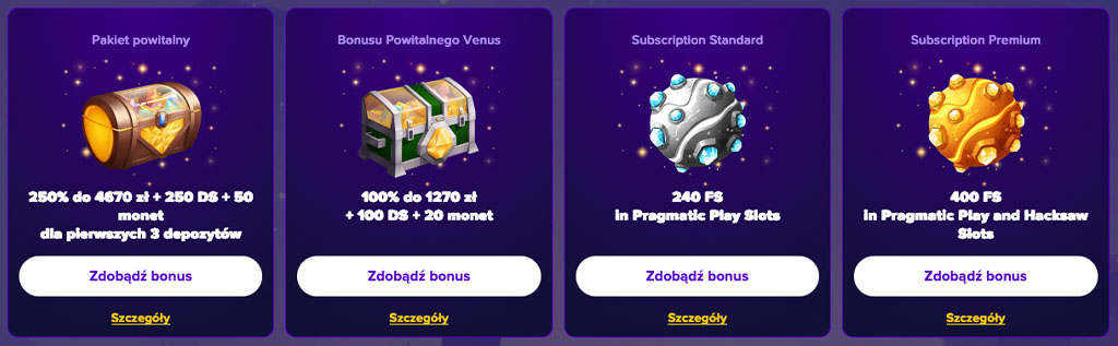 Prezenty, Bonusy i Promocje w Stelario Kasyno, Bonus Powitalny