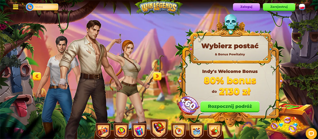 Winlegends Casino, Kasyno Online