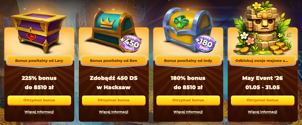 Środowy Bonus, kasyno online, bonusy