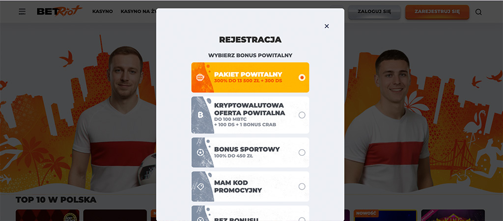 Rejestracja Konta w Betriot Online Casino, online casino