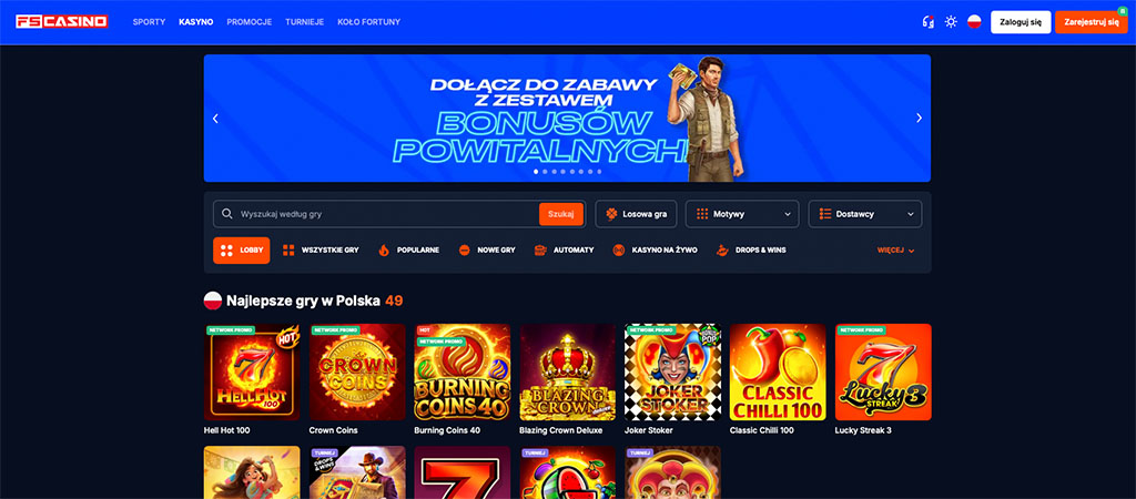 FSCasino Podbija Rynek, Kasyna Online