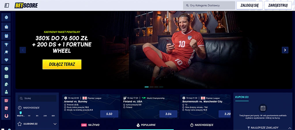 Poznaj totalnie Nowe Kasyno w 2026, Betscore Casino