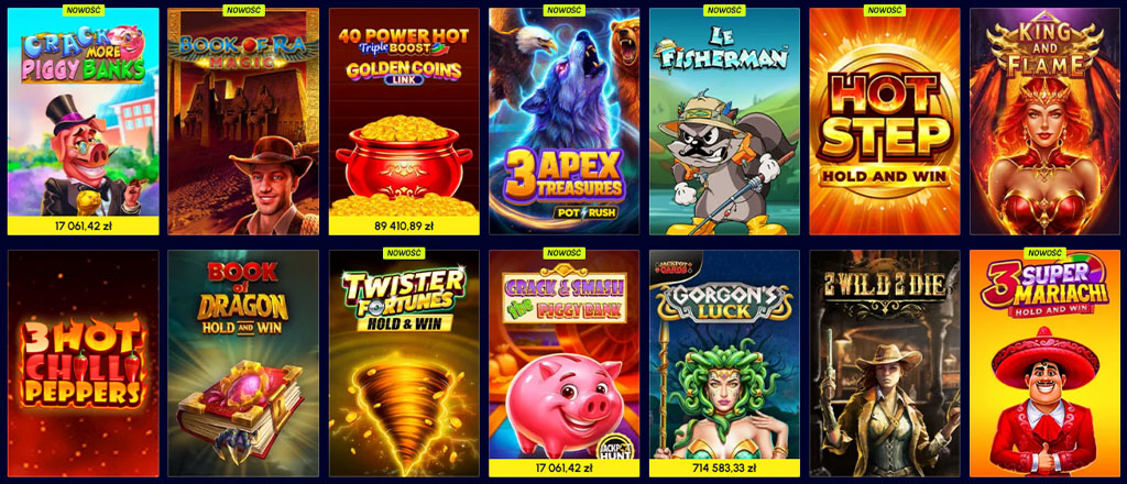 Sprawdź ofertę Gier Kasynowych w Betscore pl, slots