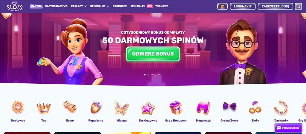 Gry Online, Atrakcyjne Bonusy i wiele więcej od, Slots Palace Casino