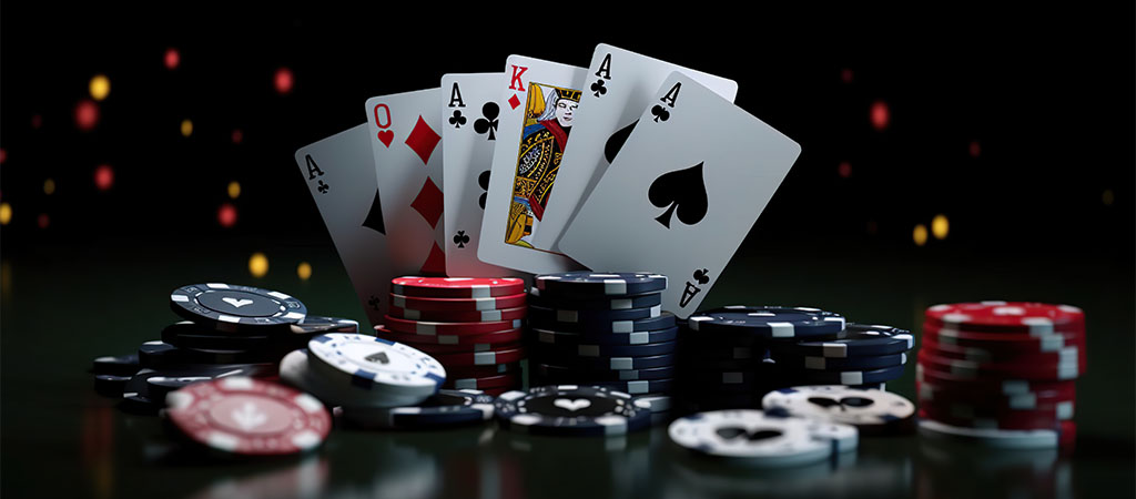 Texas Hold’em, poker cards, live casino, online casino