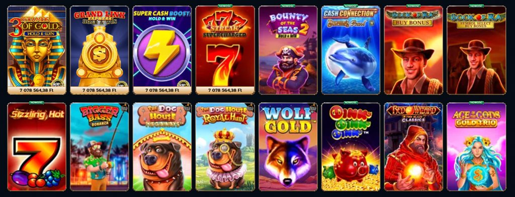 Millioner Casino, Oferta Gier i Rozrywek, sloty